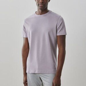 Robert Barakett Men's Size XXL Lavender Mist Purple 100% Pima Cotton T-Shirt